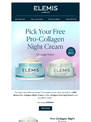 ELEMIS - Overnight Magic—Yours Free This Weekend