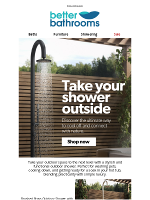 Better Bathrooms - Outdoor Showers for Every Lifestyle