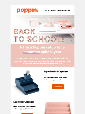 Poppin - Back-to-school starts at your desk