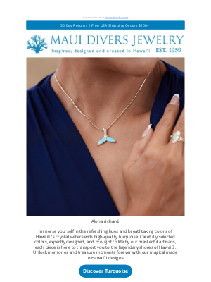 Maui Divers Jewelry - Immerse Yourself in Refreshing Hues