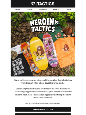 Tactics - Heroin x Tactics Crypteggs Collection 🥚🦶
