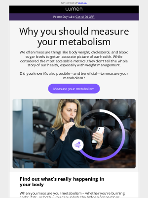 Lumen - Find out why you should measure your metabolism