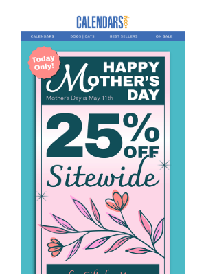 Calendars - 🎁 for Mom: 25% off