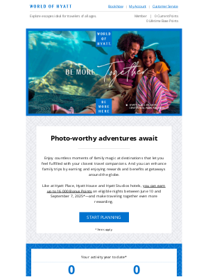 Hyatt Hotels - Your Account Summary – Soak up the Rewards of Family Getaways