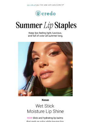 Credo Beauty - The best clean lipsticks for summer