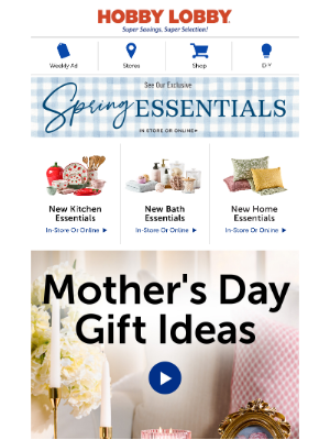 Hobby Lobby - Find The Best Mother’s Day Gift 🎁
