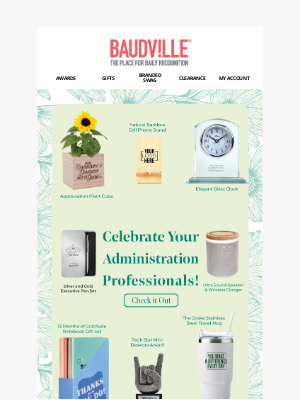 Baudville - Admins Deserve the Best – Shop Now!