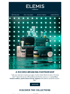 ELEMIS - ELEMIS x Aston Martin Aramco Formula One™ Team Collections