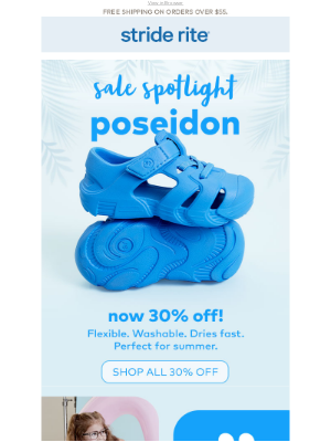Stride Rite - 30% OFF Poseidon Sandals!