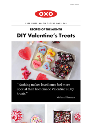 OXO - DIY Valentine’s treats guaranteed to wow