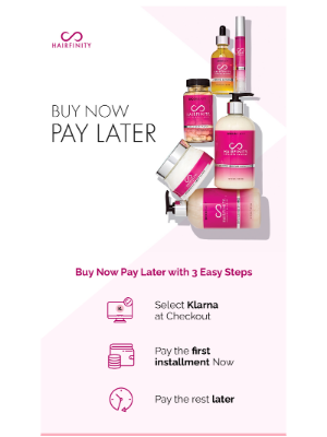 Hairfinity - Only $7 Today with Buy Now Pay Later👏