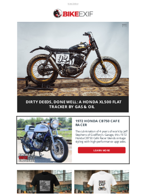 Bike EXIF - Dirty Deeds, Done Well: A Honda XL500 Flat Tracker by Gas & Oil