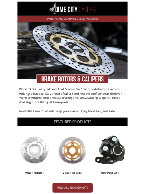 Dime City Cycles - 🛑 Build It Right. Stop It Strong. Quality Rotors & Calipers.
