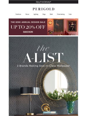Perigold - Wallpaper by Schumacher & other leading brands.