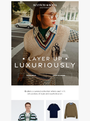 Scotch & Soda - Introducing → Your Knitwear Heroes