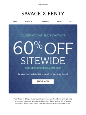 60% OFF for Father's Day 😍