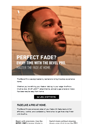 BEVEL - Master the Fade—No Barbershop Required