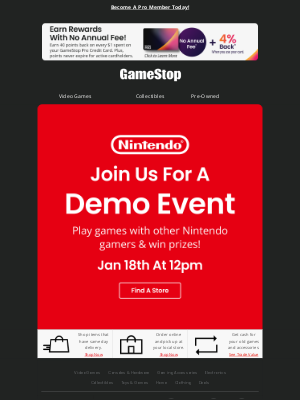 GameStop - Play games & win prizes at our next Nintendo Demo Day!