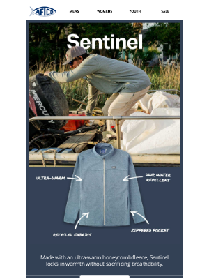 AFTCO Fishing - Sentinel: Lock In Warmth Without Sacrificing Breathability