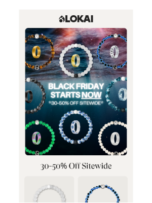 Lokai - Black Friday is ON!