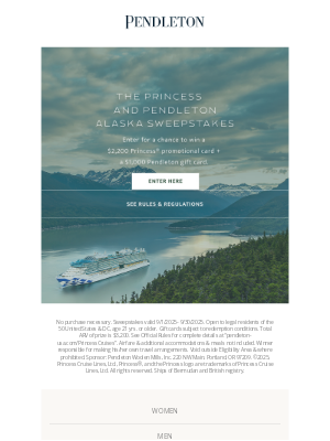 Pendleton Woolen Mills - Enter for a chance to win!