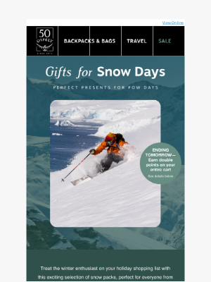 Osprey - Gifts to stoke up your favorite snow lover ⛷️❄️