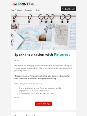 Printful - Pinterest for marketing 📍