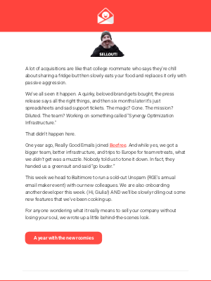 Still weird. Just better funded.