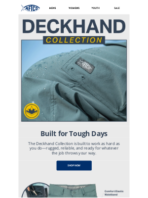 AFTCO Fishing - Meet the Deckhand Collection
