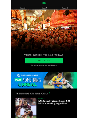 NRL - National Rugby League - Las Vegas 2025: Bigger and Bolder Than Ever! 🎉