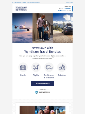 Wyndham Hotel Group - Hotel + Flight Bundles for the Holiday Win