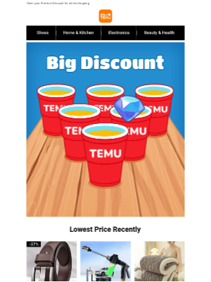 Temu (Australia) - [EOFY SALE]  Congratulations! You've received a Loyalty Reward!