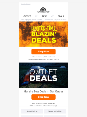 CampSaver - 🔥Limited-Time Blazin’ Deals
