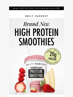 Daily Harvest - Meet your new high protein faves