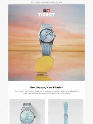 Tissot Watches - The season calls for something fresh