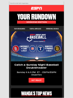ESPN - This Weekend: SNB Doubleheader & More ⚾