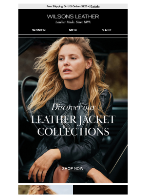Wilsons Leather - Trending Now: Iconic Moto Jackets & Leather Denim