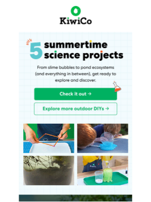 Kiwi Co. - Explore SCIENCE this summer 🧪☀️