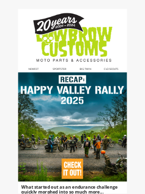 Lowbrow Customs - the Happy Valley Rally through the eyes of Chicken Rick 🏍️🔥🍗