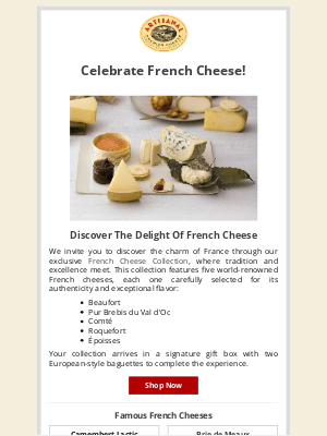 Artisanal Cheese - All French Cheeses Have a Certain Je Ne Sais Quoi!