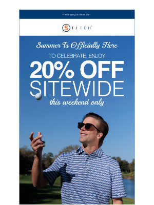 Stitch Golf - Luxury On The Green⛳ | 20% Off Your Summer Golf Wardrobe