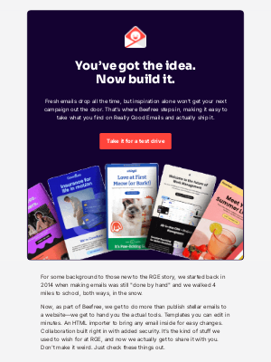 Really Good Emails - How the RGE + Beefree thing actually works
