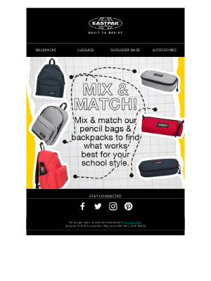 Eastpak - It's time to Mix & Match!