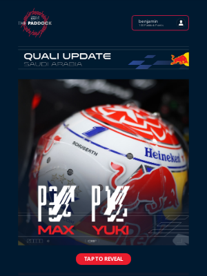 Red Bull Racing - Your Saudi Arabian Grand Prix Quali Update, Benjamin