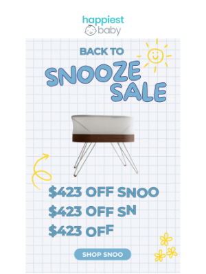 Happiest Baby - Don't Miss the Back to SNOOze Sale! 💤