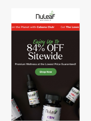 NuLeaf Naturals - Lower prices, better products 🍃