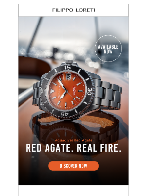 Filippo Loreti - 🚨 Just dropped: Aquadiver Red Agate!