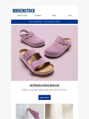 Birkenstock - This Summer, see purple in a new light