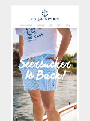 Kiel James Patrick - Seersucker Shorts Are Back Early!