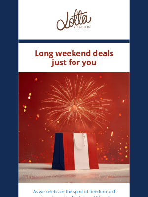 Lotta Stensson Designs - LAST CHANCE >>> Don't miss our SUPER sale